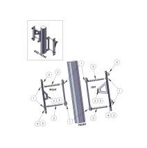 Výztuhy chladičů pasuje na KXF 450 19 -23 KXF250 21-24