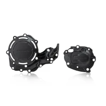 Kryt víka spojky, zapalování a vodní pumpy ACERBIS pro YAMAHA YZ450 18-22, FANTIC XEF450 21-25 černá