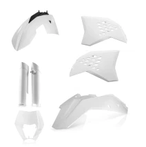 Sada plastů ACERBIS pro KTM EXC 08-11, EXCF 08-11 bílá