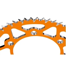Rozeta mino pro KTM SX65 25-27, 47zubů ALU (Dural) oranž