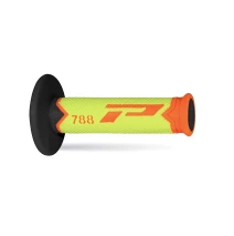 Rukojeti/gripy Progrip 788 třívrstvé Extra Slim fluo oranž/fluo žlutá                                                                                                                                                                                     