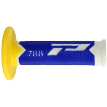 Rukojeti/gripy Progrip 788 třívrstvé Extra Slim bílá/modrá/žlutá                                                                                                                                                                                          
