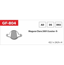 brzdové destičky  GF 804 AD MTB MAGURA (bez pružinky, pérka, závlačky)                                                                                                                                                                                    