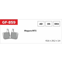 brzdové destičky  GF 859 AD MTB MAGURA (bez pružinky, pérka, závlačky)                                                                                                                                                                                    