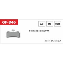 brzdové destičky  GF 846 AD MTB SHIMANO (bez pružinky, pérka, závlačky)                                                                                                                                                                                   