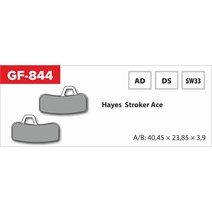brzdové destičky  GF 844 AD MTB HAYES (s pružinkou)                                                                                                                                                                                                       