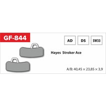 brzdové destičky GF 844 AD MTB HAYES (s pružinkou)