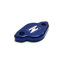 Víčko nádobky zadní brzdy pasuje na YZ/F/ 03- , Beta do 07, Fantic  modrá