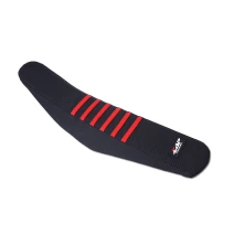 Potah sedla RIB pasuje na Honda CRF 450 09-12 250 10-13 černočervený