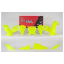 Sada plastů 6 dílů pasuje na HQ FC/TC 19-22 fluo žlutá