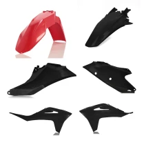 Plastový kit Acerbis pro   GAS GAS EC250/300/ECF250/350 21- červená/černá