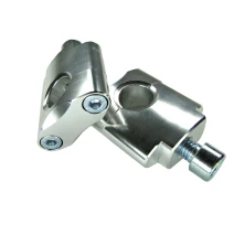 Držáky 22mm /40 mm výška stříbrná