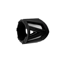 Kryt koncovky výfuku Polisport 2T (200-330 mm) černá