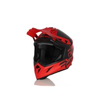 přilba Acerbis STEEL CARBON červená vel. XL
