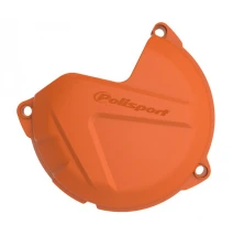 Kryt víka spojky POLISPORT pro KTM, HUSQVARNA oranž