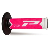 Rukojeti/gripy Progrip 788 třívrstvé Extra Slim bílá/fluo růžová/černá                                                                                                                                                                                    