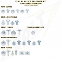 sada šroubů plastů  pasuje na KX 125/250 03-07, KXF 250 04-18, KXF 450 04-18                                                                                                                                                                              