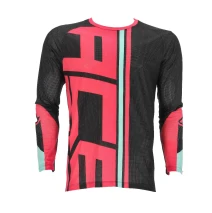 Dres ACERBIS MX J-WINDY ONE VENTED černá/růžová vel. S