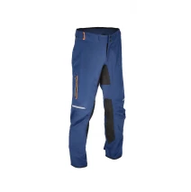 Kalhoty ACERBIS X-DURO W-PROOF BAGGY modrá/oranž