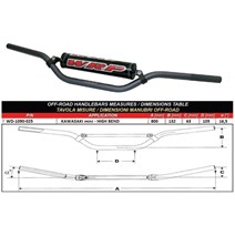 řidítka PRO-TECH 22mm Kawasaki mini MX 85 - High                                                                                                                                                                                                          