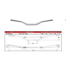 řidítka PRO-BAR 28.6mm HIGH