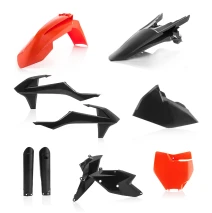 Sada plastů ACERBIS pro KTM SX 16-18, SXF16-18, SX 250 2T 17-18 černá/oranž