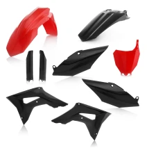 Sada plastů ACERBIS pro HONDA CRF450 17-18, CRF250 2018 černá/červená