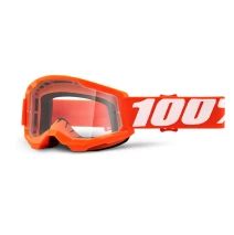 Brýle 100% Strata 2 junior čiré Sklo oranž