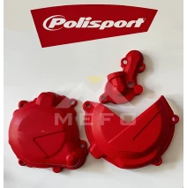 Kryt víka spojky a zapalování POLISPORT pro BETA RR250 18-23, RR300 18-23 červená