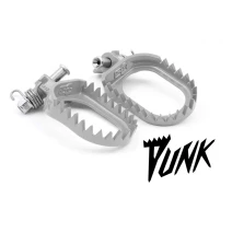 Stupačky kované Punk pasuje na SX/SXF do 15, EXC/EXCF do 16,Yamaha,Riechu,Fantic silver šedá