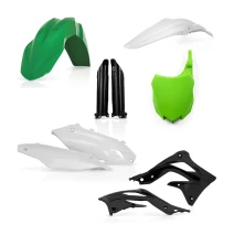 Sada plastů ACERBIS pro KAWASAKI KXF450 13-15 černá/zelená