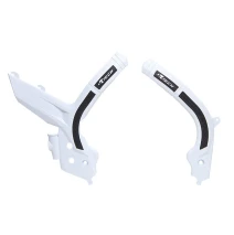 Kryt rámu RTECH pro KTM SX 19-22, SXF 19-22, EXC 20-23, EXCF 20-23 bílá/černá