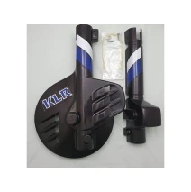 Kryt předního kotouče VINTAGE pasuje na KLR600 80 černá