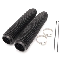 Chrániče vidlic ZAP-Technix – černé harmoniky 370 mm pro vidlice 41–43 mm | Gumový návlek