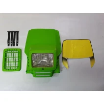 Maska se světlem V1 včetně ochrané mřížky zelená