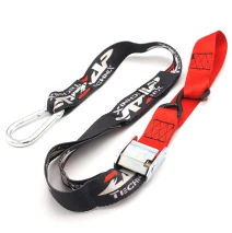 Zap kurty upínací 40mm, soft hák, 2ks černá/červená