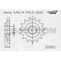 řetězové kolečko pasuje na RM125 RMZ250 07-12 12z Esjot                                                                                                                                                                                                   