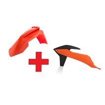 mini sada blatník+spoilery SX/SXF19-22,EXC/EXCF/20-23 oranž/černá/oranž