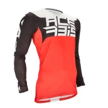 Dres ACERBIS MX J-WINDY ONE VENTED červená/bílá vel. S