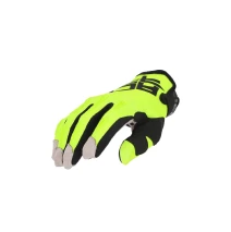 Motokrosové rukavice ACERBIS MX X-H fluo zelená/černá