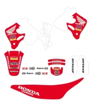 sada polepů+potah pro CR 125/250 92-94 Honda EU 1992