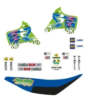 sada polepů+ potah pro KX 92-93 Team Kawasaki 93