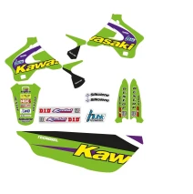 sada polepů+ potah pro KX 94-98 Team Kawasaki 98