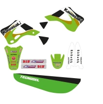sada polepů+ potah pro KX 99-02 Team Kawasaki  USA 00