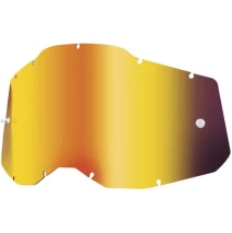 Sklo 100% ACCURI 2/STRATA 2  Anti-fog červená