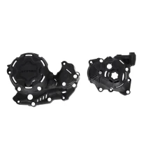 Kryt víka spojky, zapalování a vodní pumpy ACERBIS pro YAMAHA YZ450 23-25, WR450 24-25, FANTIC černá