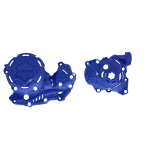 Kryt víka spojky, zapalování a vodní pumpy ACERBIS pro YAMAHA YZ450 23-25, WR450 24-25, FANTIC modrá