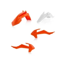 Plastový kit Acerbis pro  SX50/16-,GAS GAS MC50/21- oranž/bílá