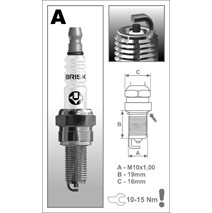zapalovací svíčka BRISK AR12C