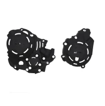 Kryt víka spojky, zapalování a vodní pumpy ACERBIS pro HONDA CRF250 L 21-25, CRF300 21-24 černá